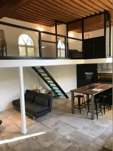 Rénovation globale de séjour et aménagement d'intérieur à Caluire-et-Cuire par i-Nov Agencement.