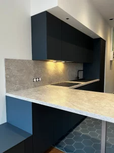 Rénovation cuisine appartement à Villeurbanne.